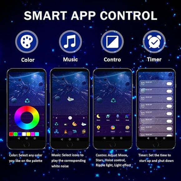 Constellations Star Night Light Soccer  Design and Bluetooth Speaker *New*** - Picture 2 of 6